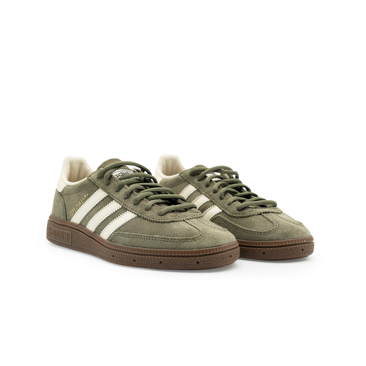 Sneakers Adidas Handball Spezial vert et écru – vue 3