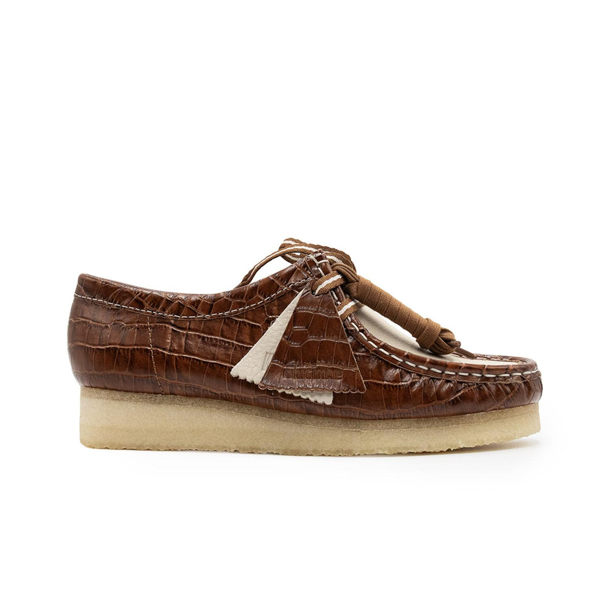 Desert boot Clarks Wallabee Femme beige – vue 1