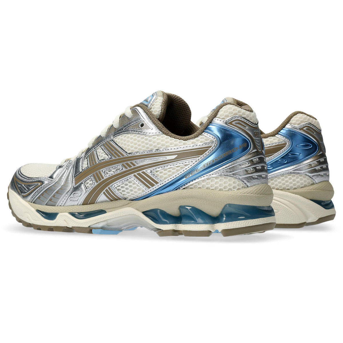 Chaussure de running Asics Gel-Kayano 14 écru et gris – vue 4