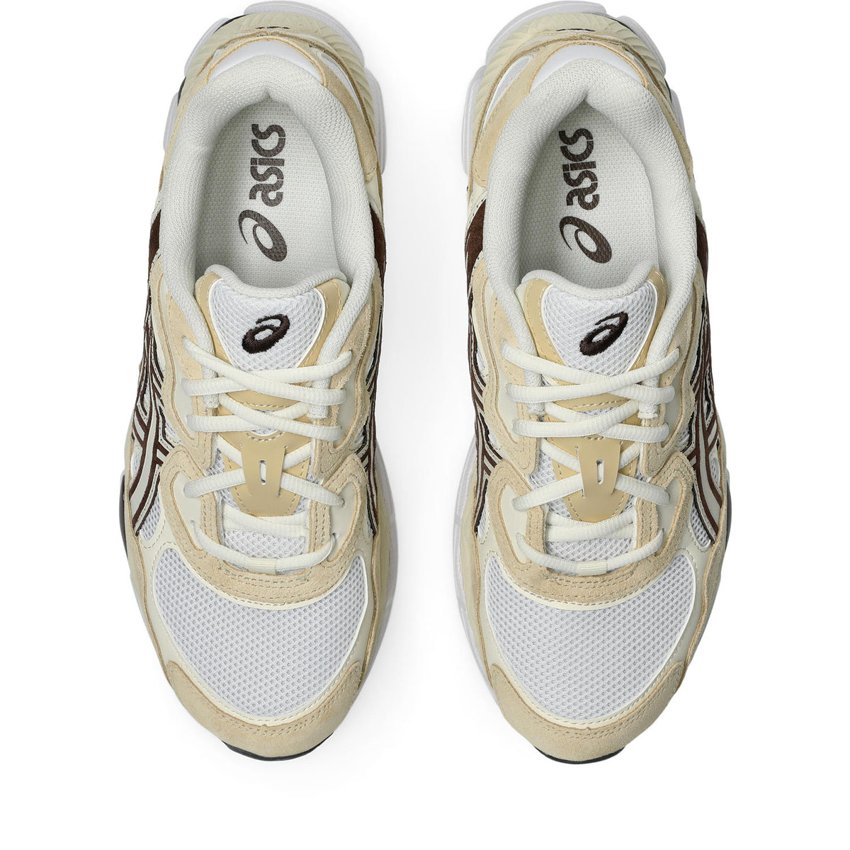 Sneakers Asics Gel-NYC blanc et marron – vue 5