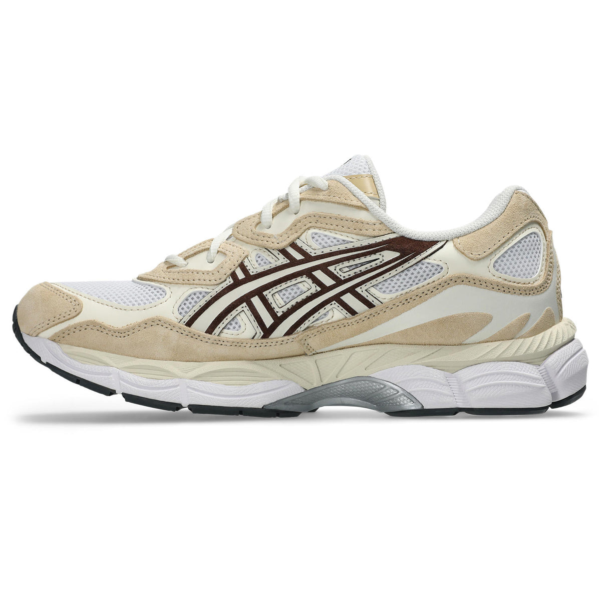 Sneakers Asics Gel-NYC blanc et marron – vue 2