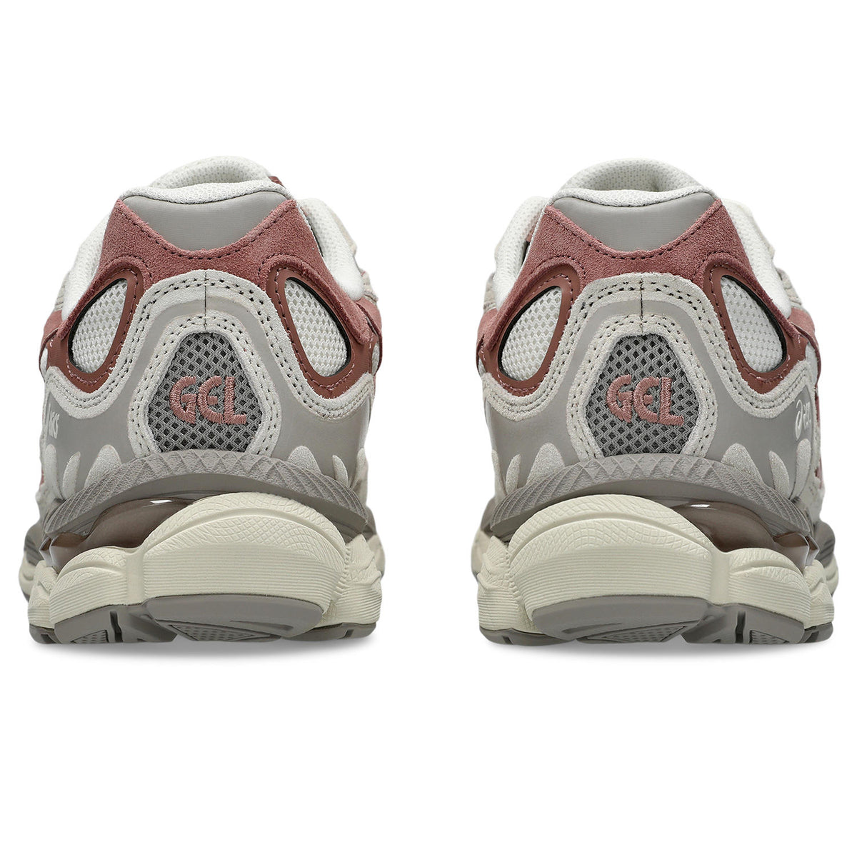 Sneakers Asics Gel-NYC écru et rouge – vue 5