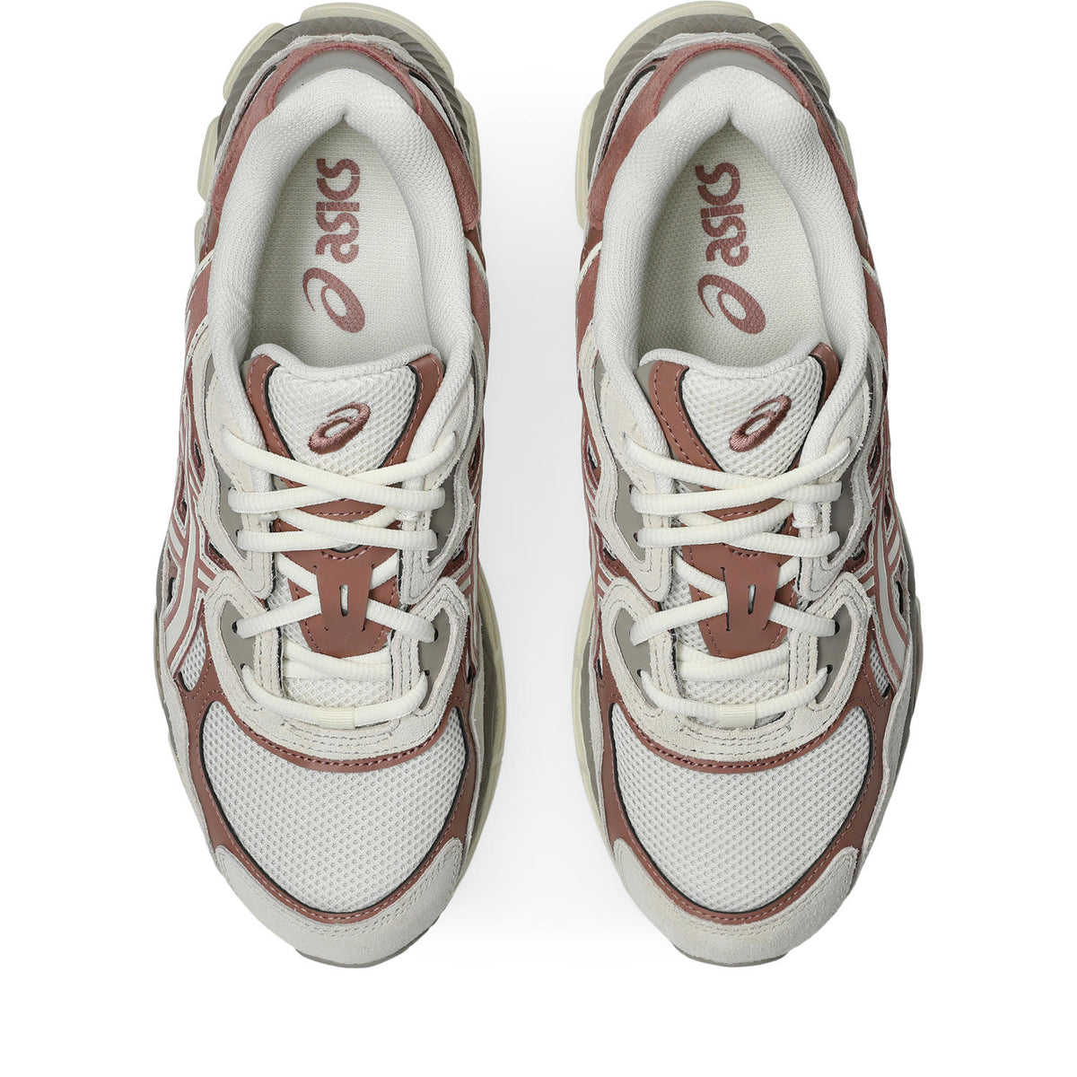 Sneakers Asics Gel-NYC écru et rouge – vue 6