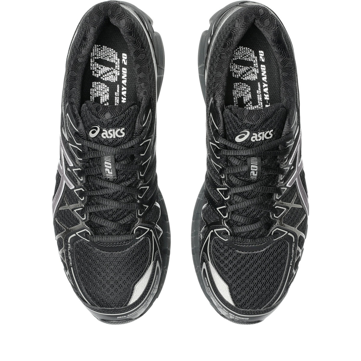 Chaussure de running Asics Gel-Kayano 20 noir et gris – vue 6
