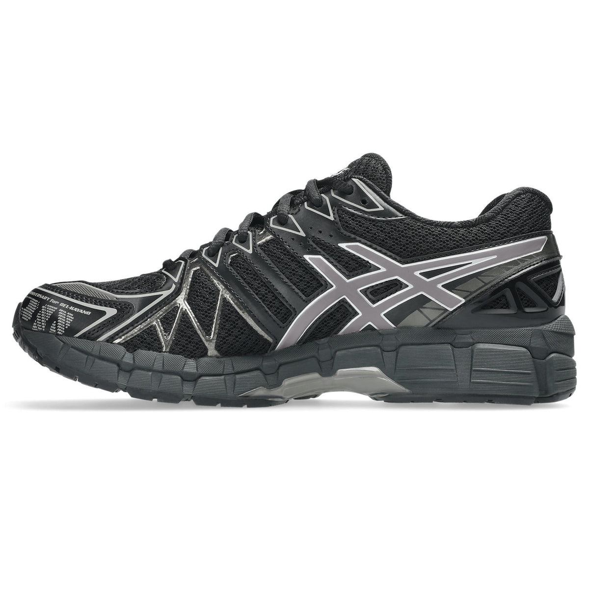 Chaussure de running Asics Gel-Kayano 20 noir et gris – vue 2