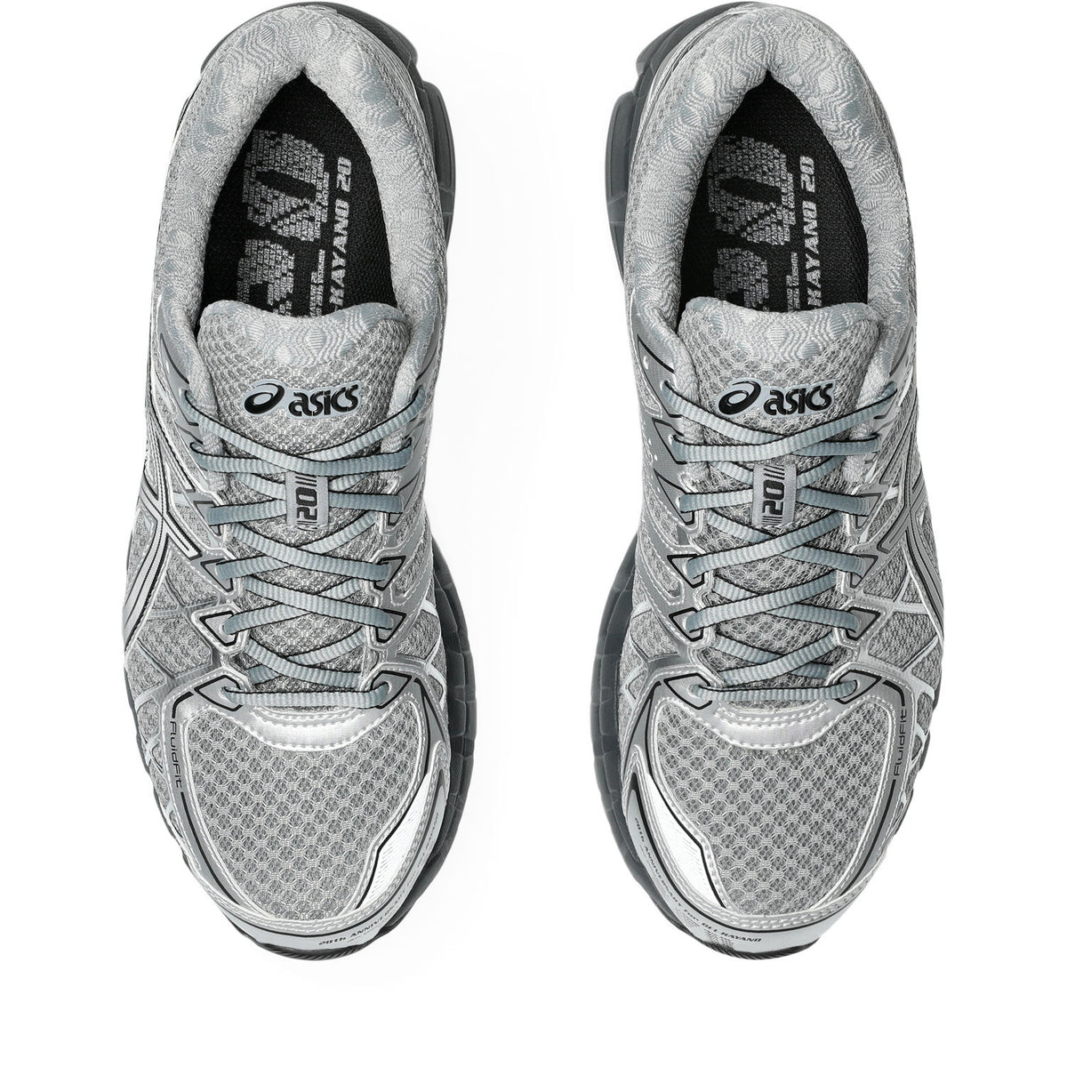 Chaussure de running Asics Gel-Kayano 20 gris et argent – vue 5