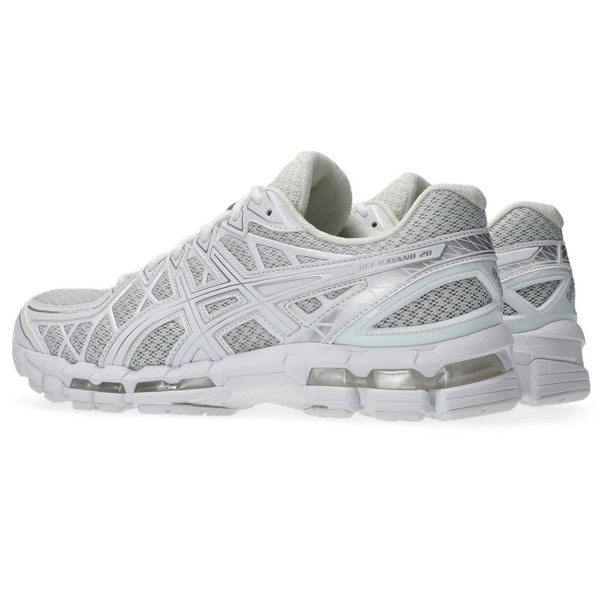 Chaussure de running Asics Gel-Kayano 20 gris et blanc – vue 4