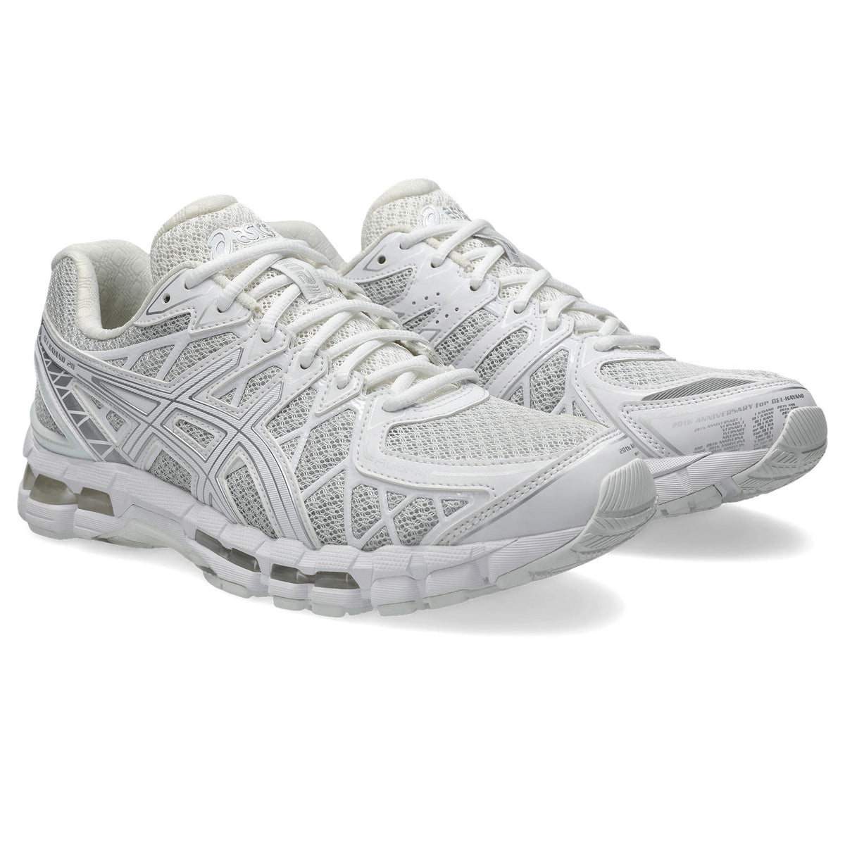 Chaussure de running Asics Gel-Kayano 20 gris et blanc – vue 3