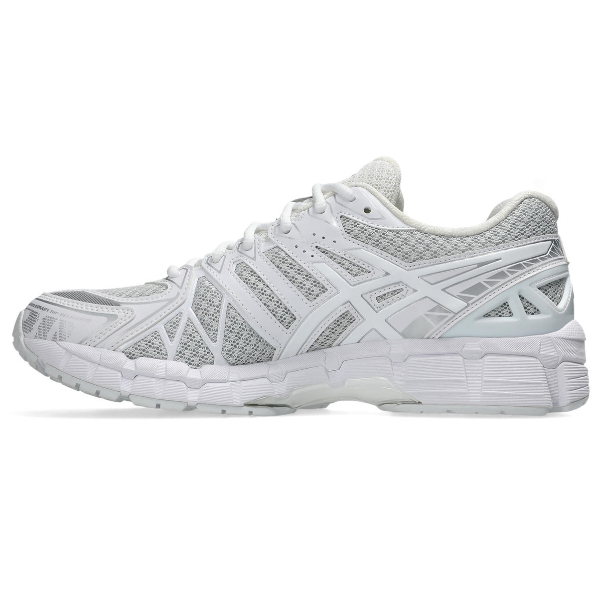 Chaussure de running Asics Gel-Kayano 20 gris et blanc – vue 2