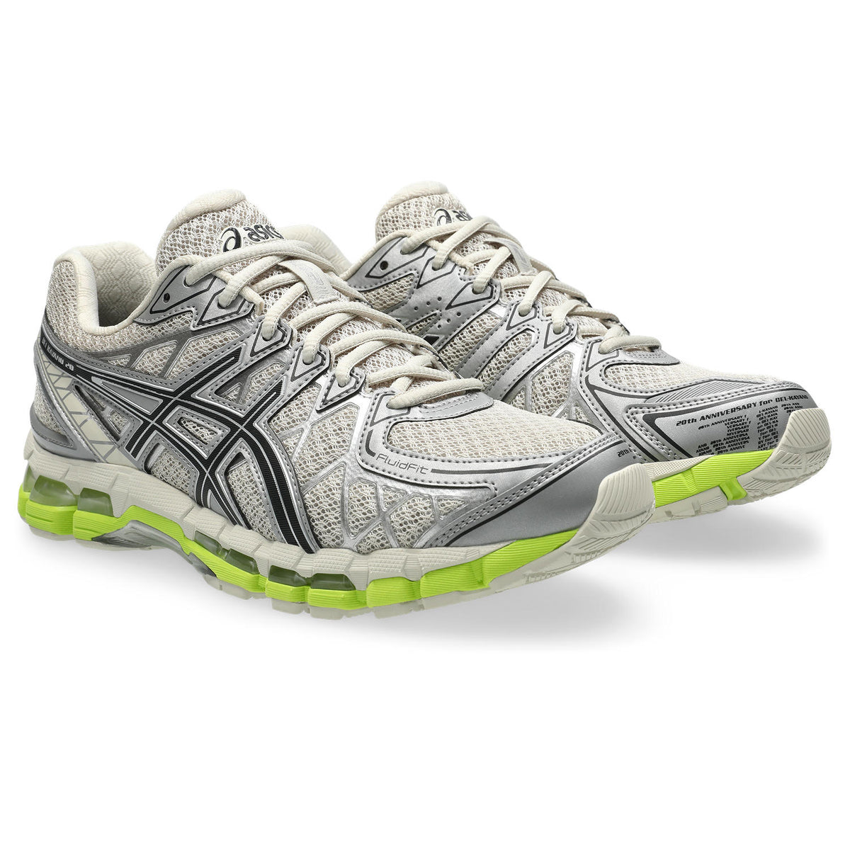 Chaussure de running Asics Gel-Kayano 20 gris et noir – vue 3