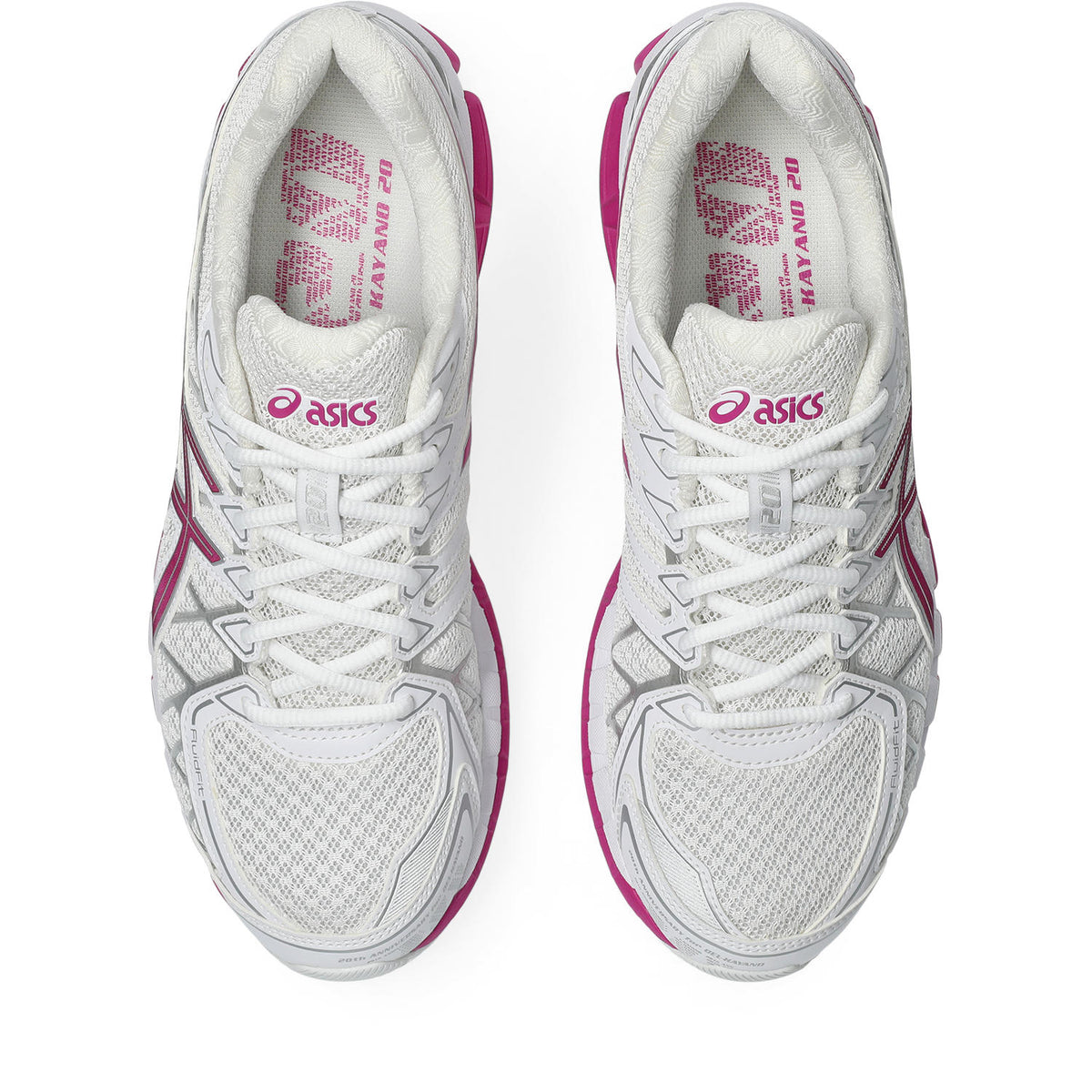 Chaussure de running Asics Gel-Kayano 20 blanc et rose – vue 5