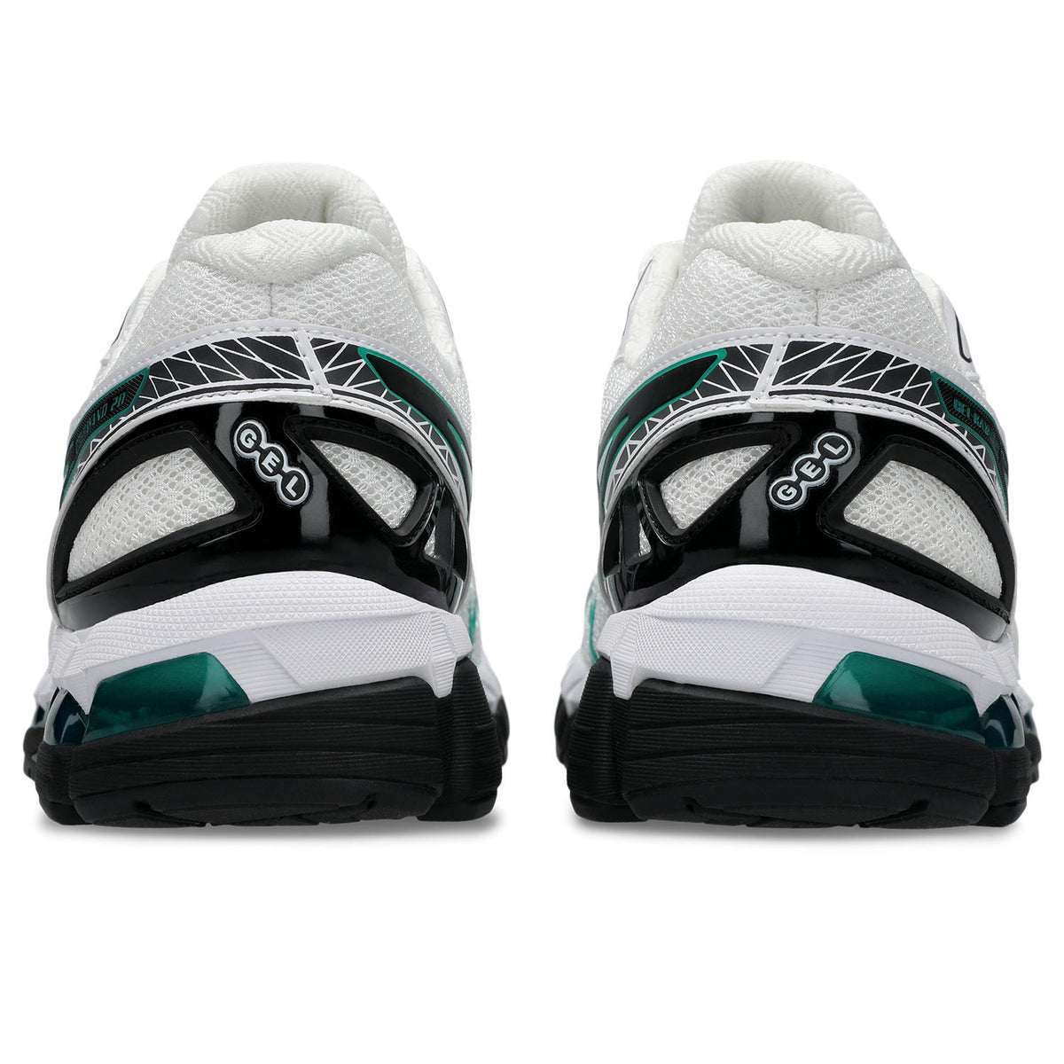 Chaussure de running Asics Gel-Kayano 20 blanc et vert – vue 6