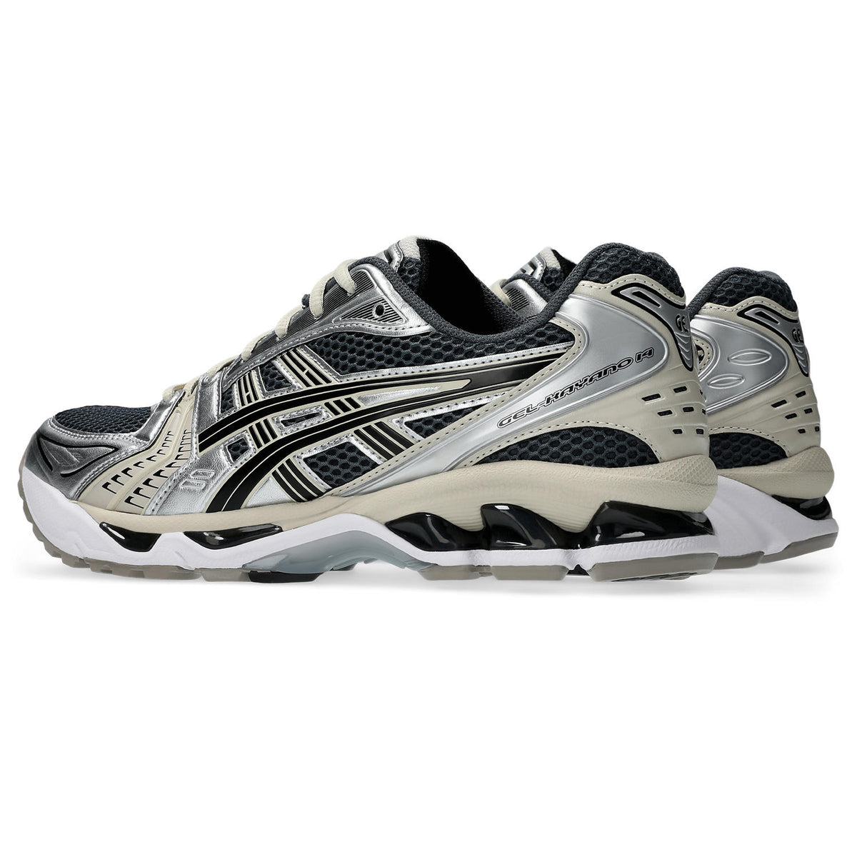 Chaussure de running Asics Gel-Kayano 14 gris et noir – vue 4