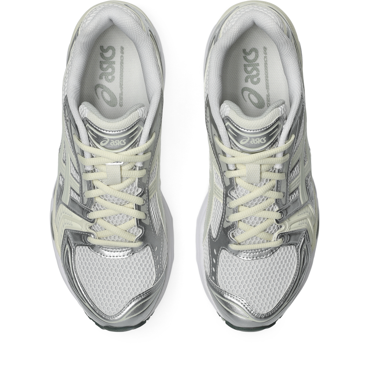 Chaussure de running Asics Gel-Kayano 14 blanc et vert – vue 5
