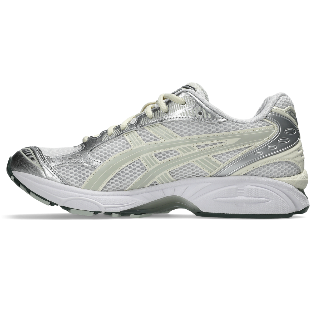 Chaussure de running Asics Gel-Kayano 14 blanc et vert – vue 2