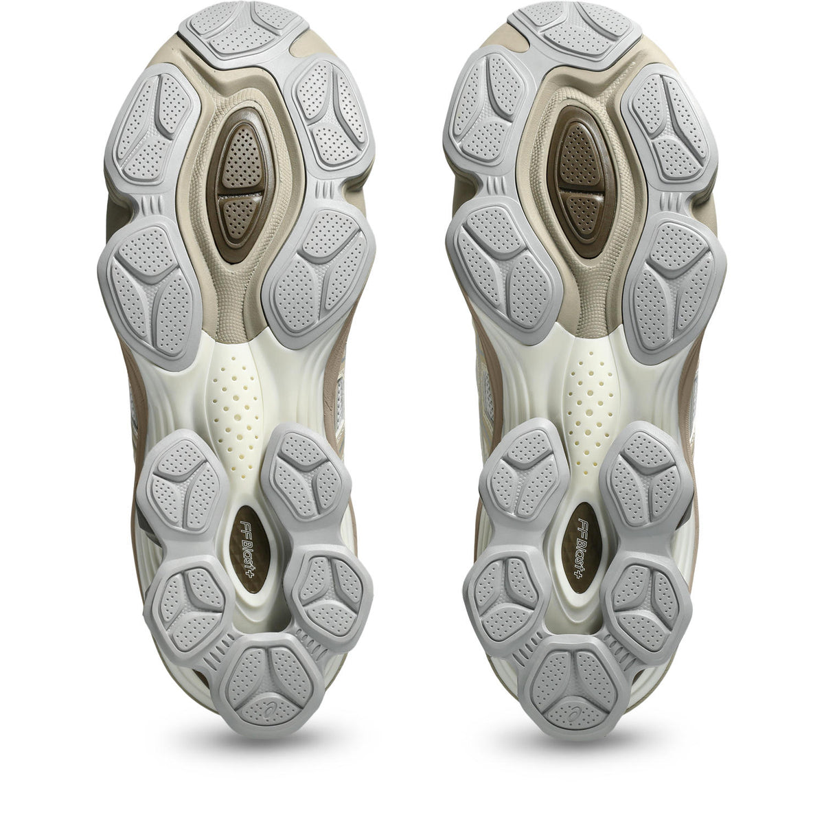 Chaussure de running Asics Gel-Kinetic Fluent blanc et beige – vue 7