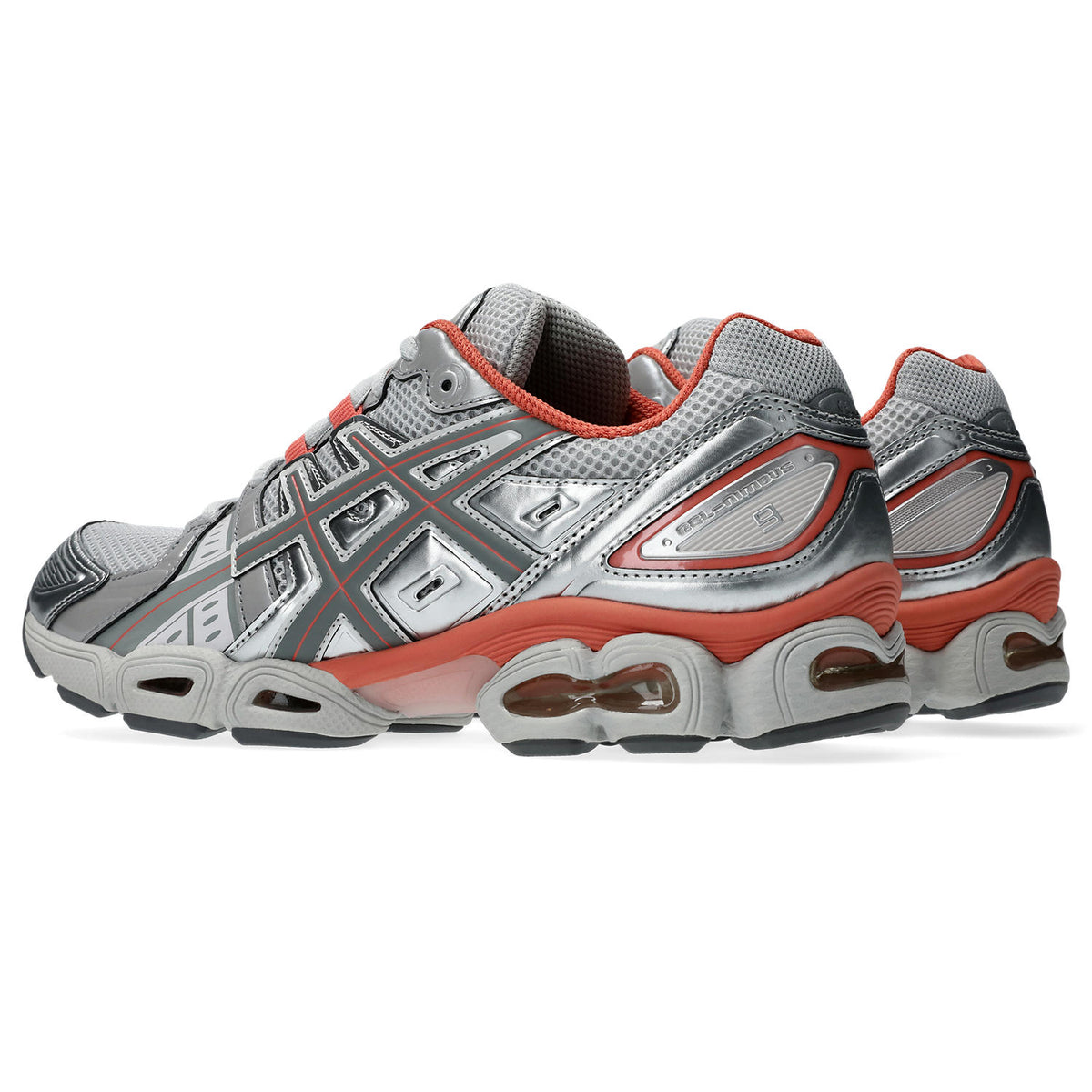 Chaussure de running Asics Gel-Nimbus 9 gris – vue 4