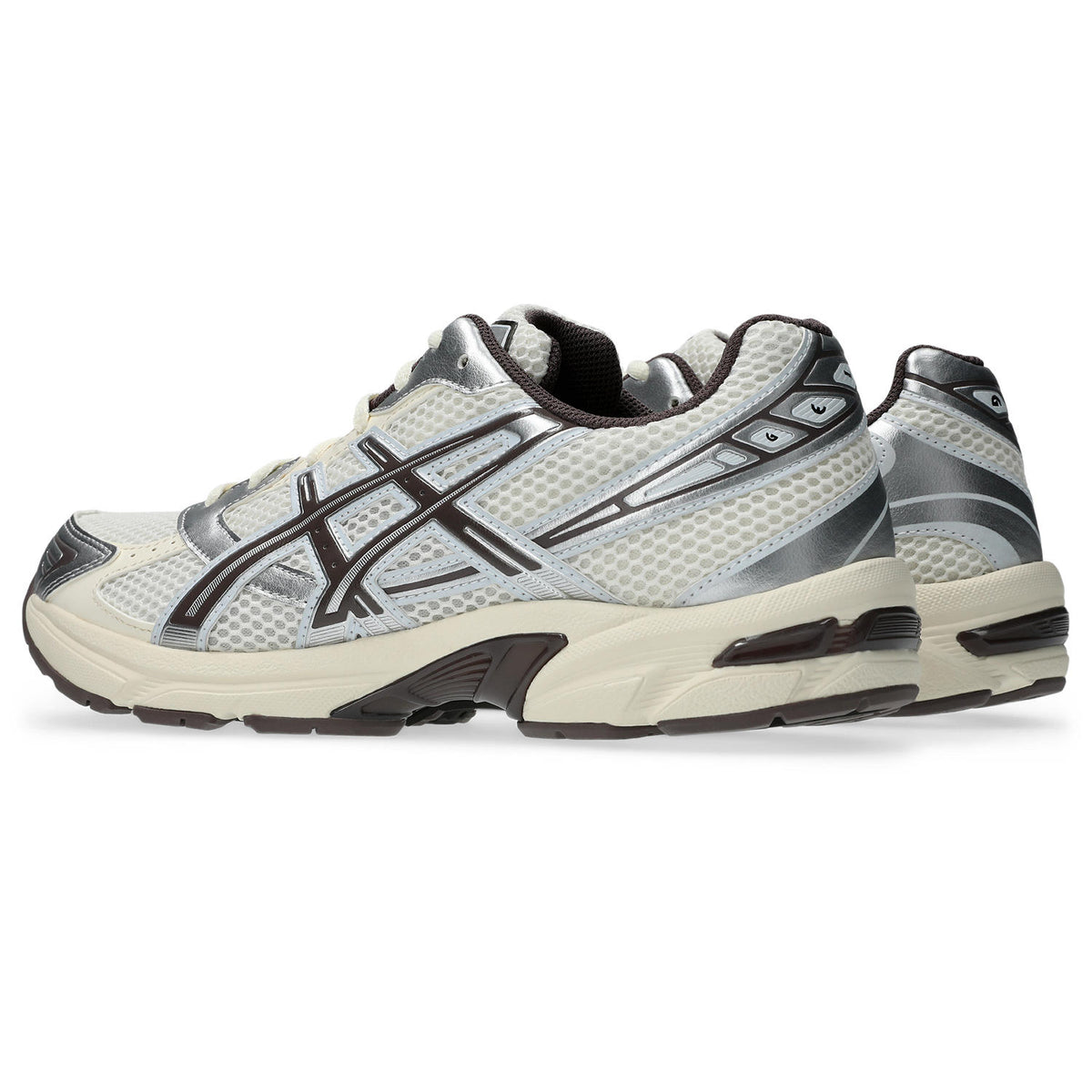 Sneakers Asics Gel-1130 écru et marron – vue 4
