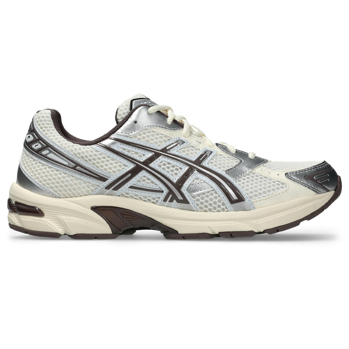 Sneakers Asics Gel-1130 écru et marron – vue 1