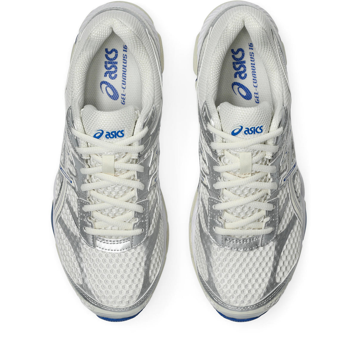 Chaussure de running Asics Gel-Cumulus 16 écru et bleu – vue 5