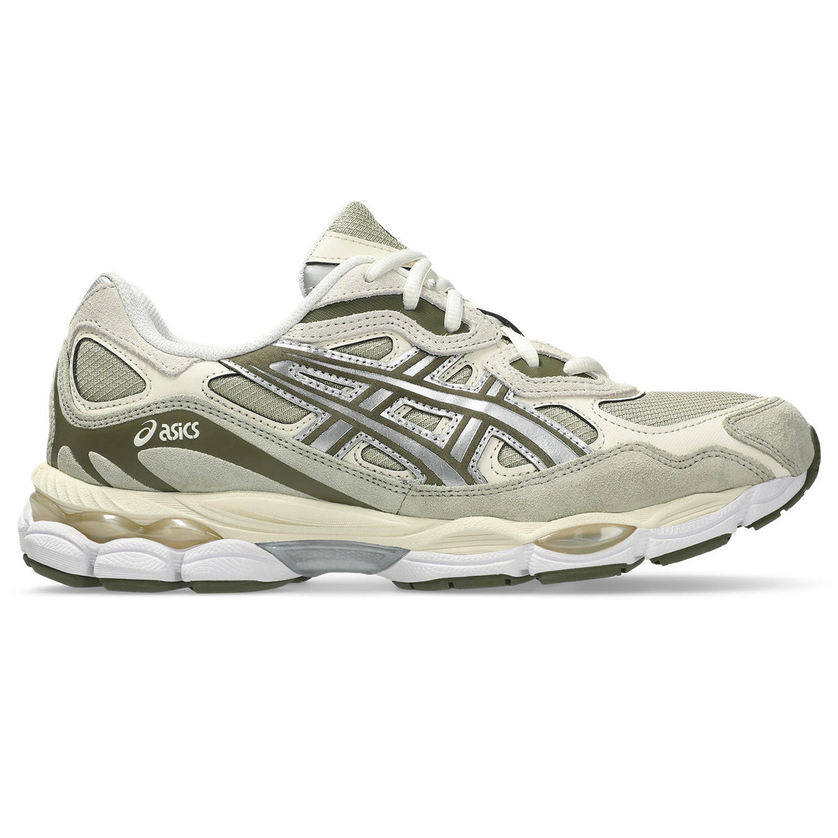 Sneakers Asics Gel-NYC beige et argent – vue 1