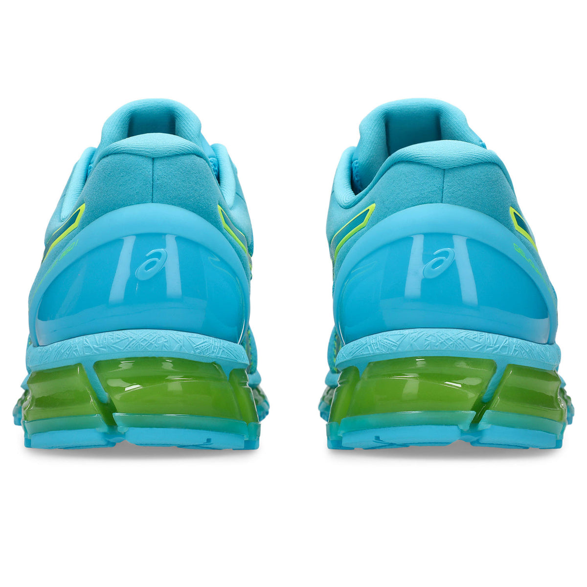 Chaussure de running Asics Gel-Quantum 360 IV CM bleu et jaune – vue 6