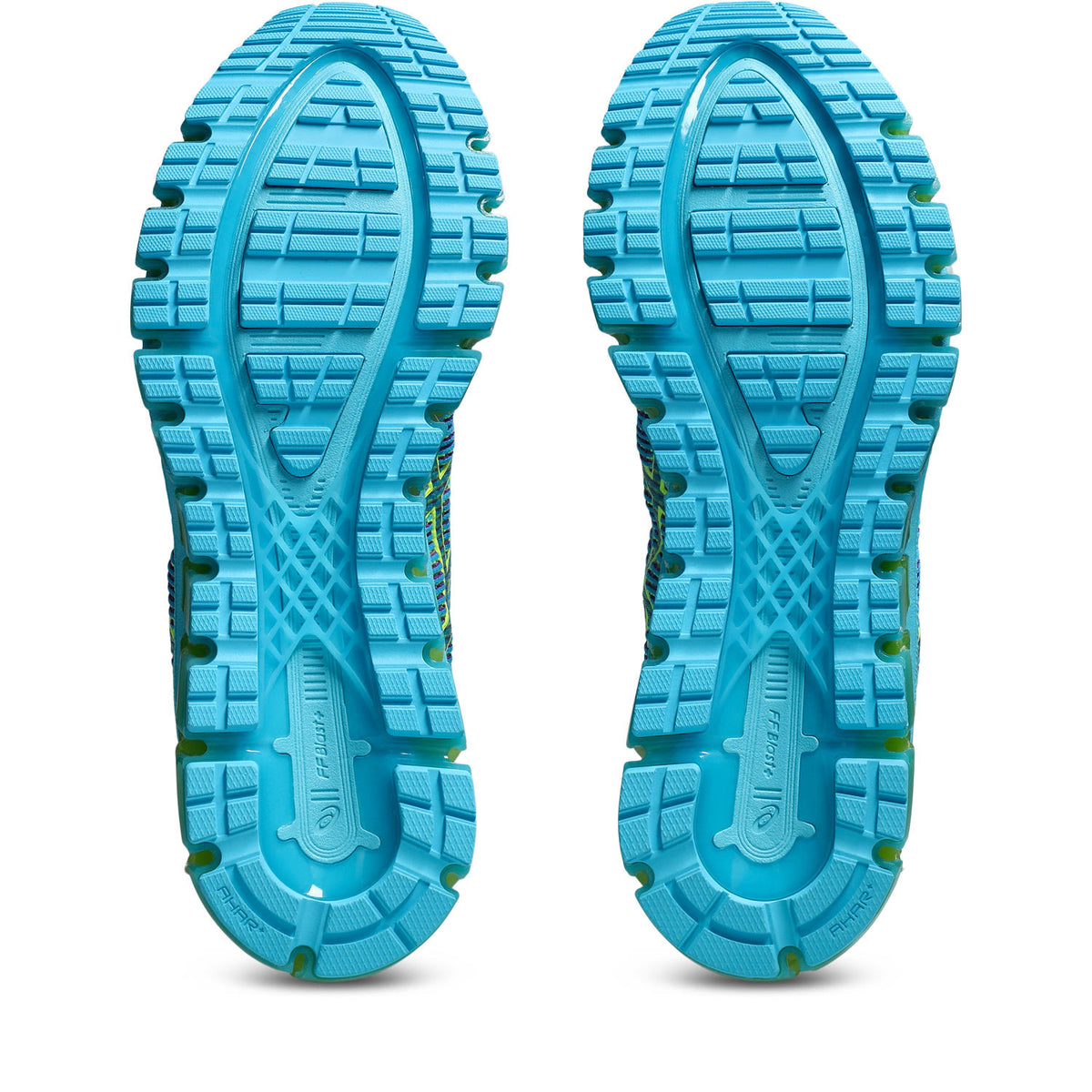 Chaussure de running Asics Gel-Quantum 360 IV CM bleu et jaune – vue 7