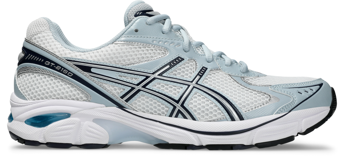 Sneakers Asics GT-2160 blanc et bleu – vue 1