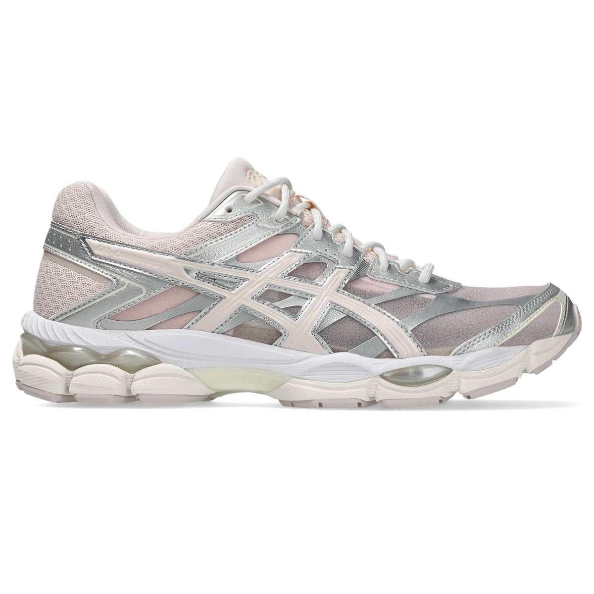 Chaussure de running Asics Gel-Cumulus 16 Femme rose et argent – vue 1