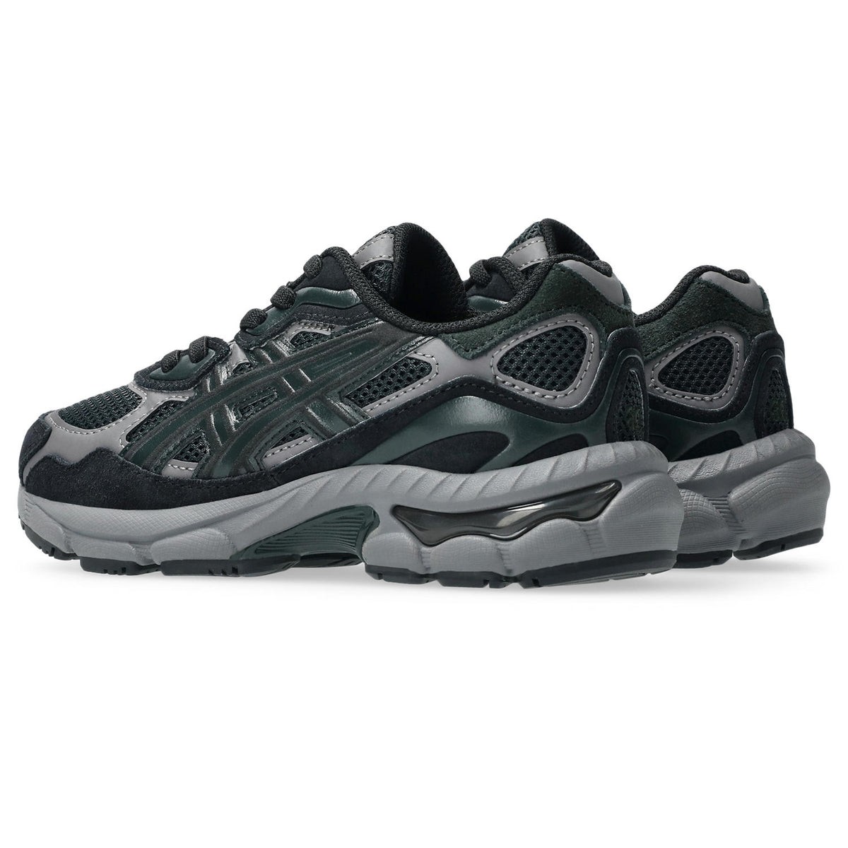 Sneakers Asics Gel-NYC Enfant gris et noir – vue 4