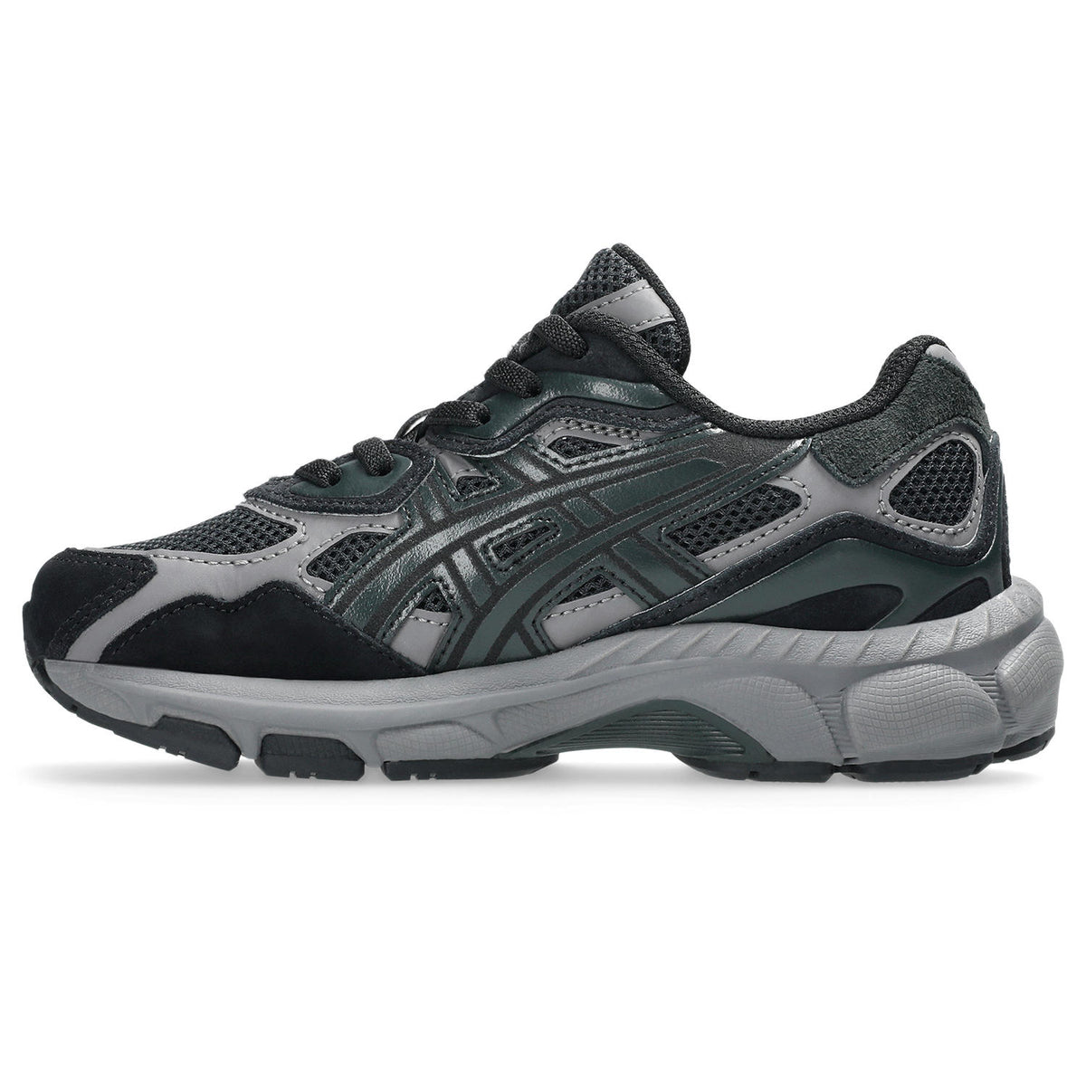 Sneakers Asics Gel-NYC Enfant gris et noir – vue 2