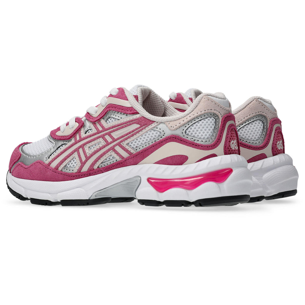 Sneakers Asics Gel-NYC Enfant blanc et rose – vue 4