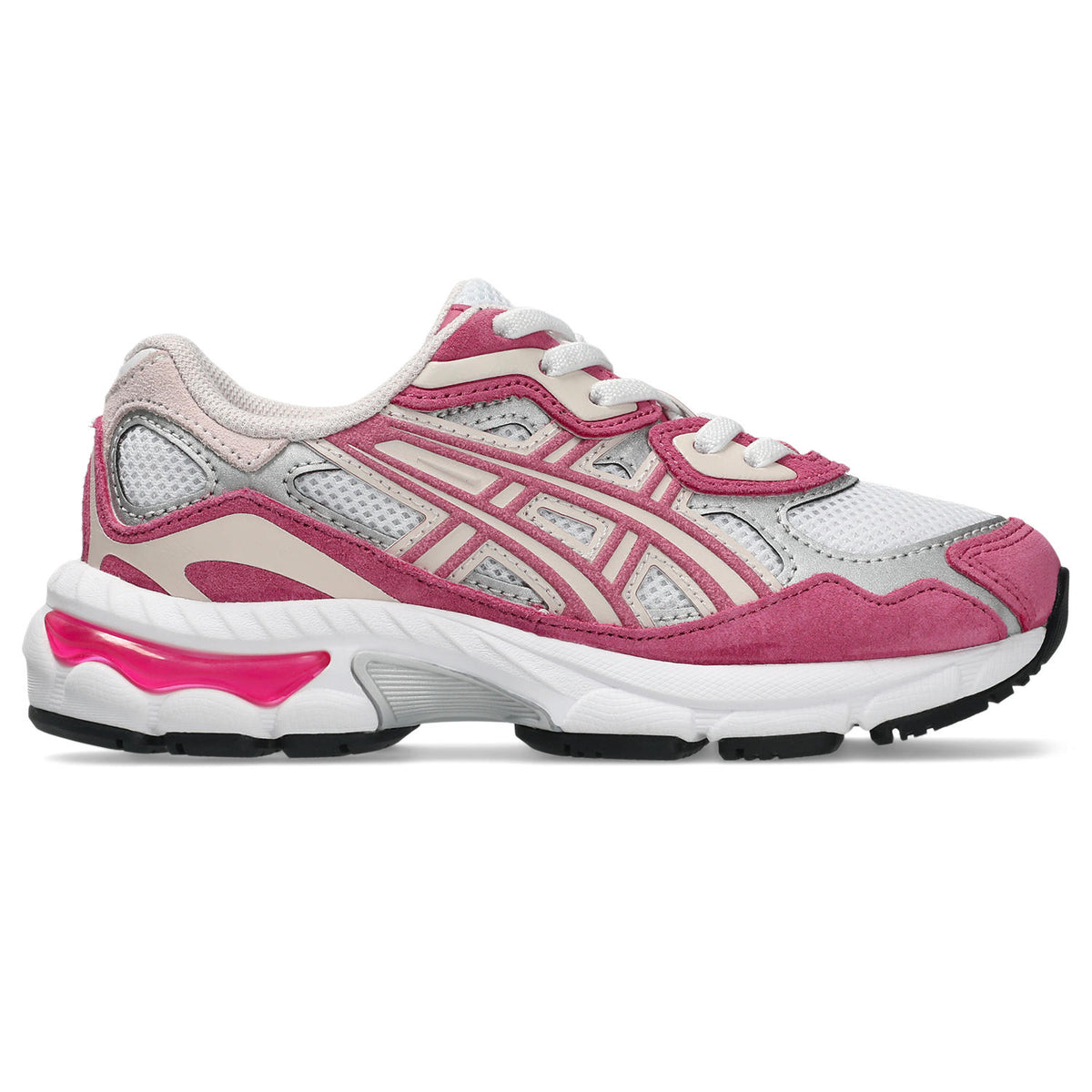 Sneakers Asics Gel-NYC Enfant blanc et rose – vue 1