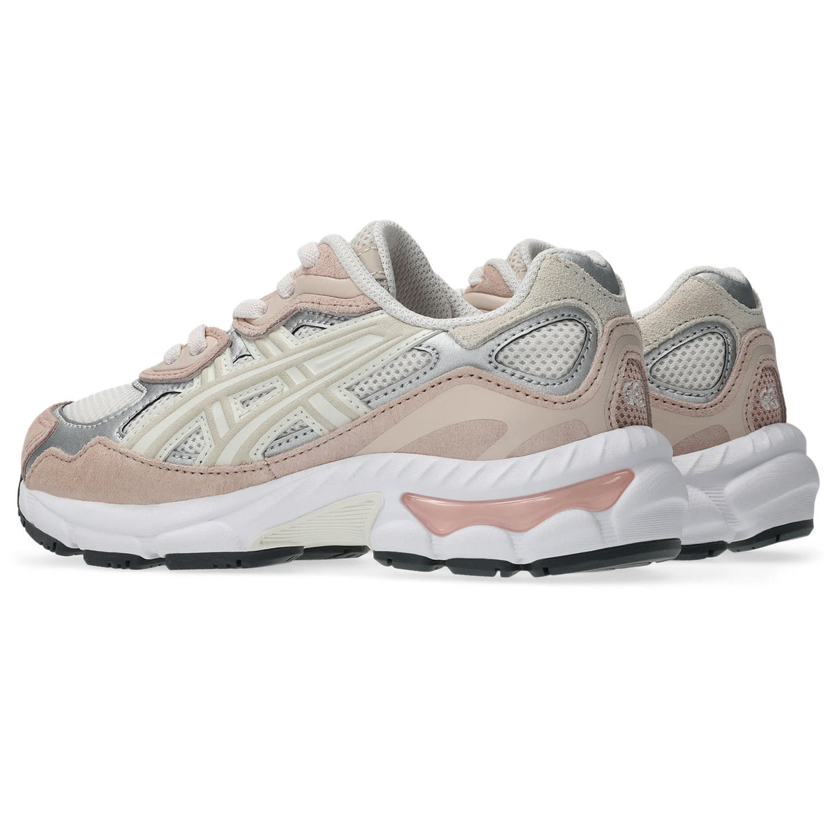 Sneakers Asics Gel-NYC Enfant rose et écru – vue 4