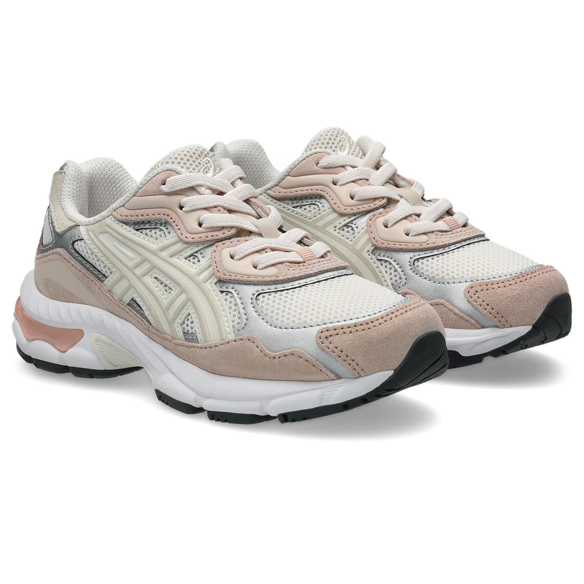 Sneakers Asics Gel-NYC Enfant rose et écru – vue 3