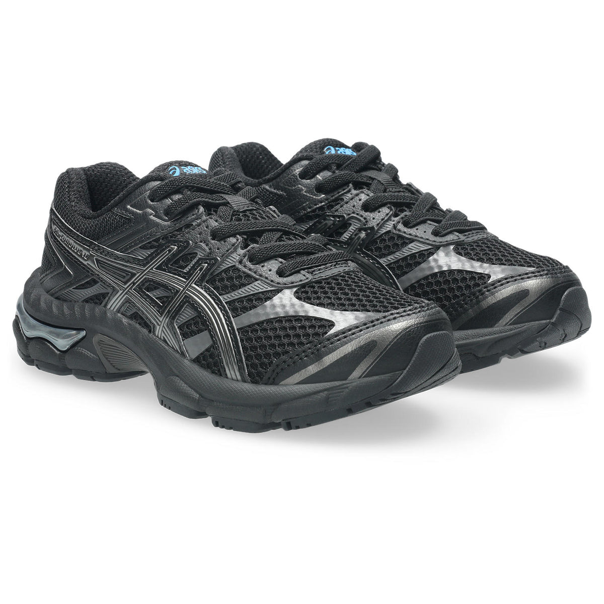 Chaussure de running Asics Gel-Cumulus 16 Enfant noir et gris – vue 3