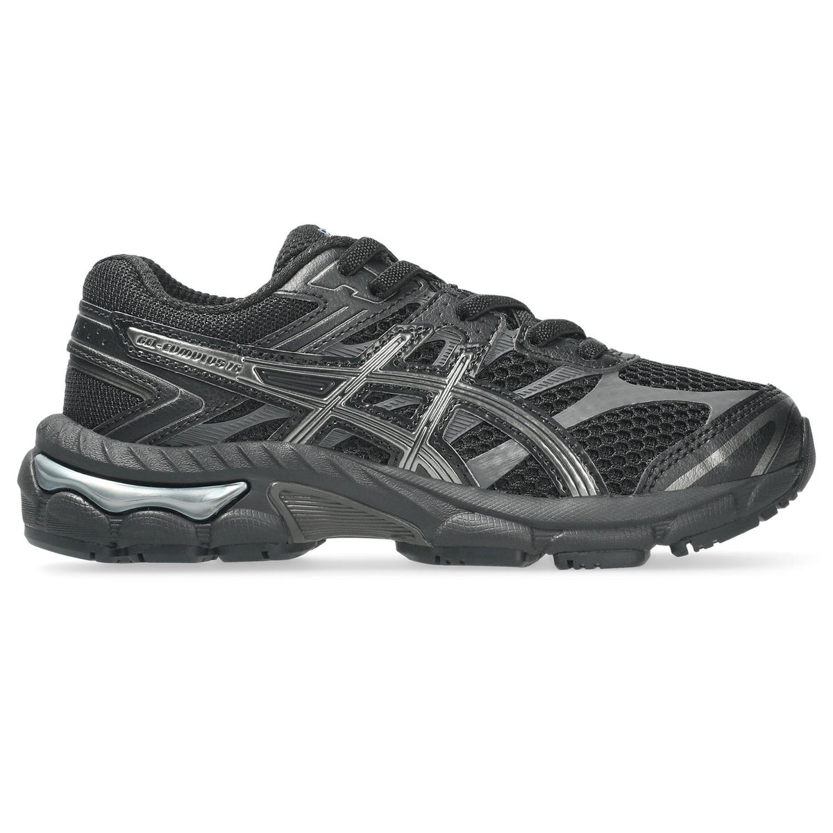 Chaussure de running Asics Gel-Cumulus 16 Enfant noir et gris – vue 1