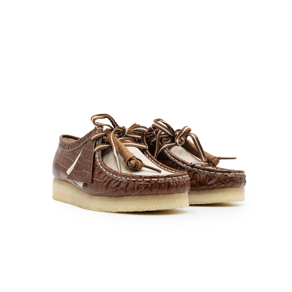 Desert boot Clarks Wallabee Femme beige – vue 3