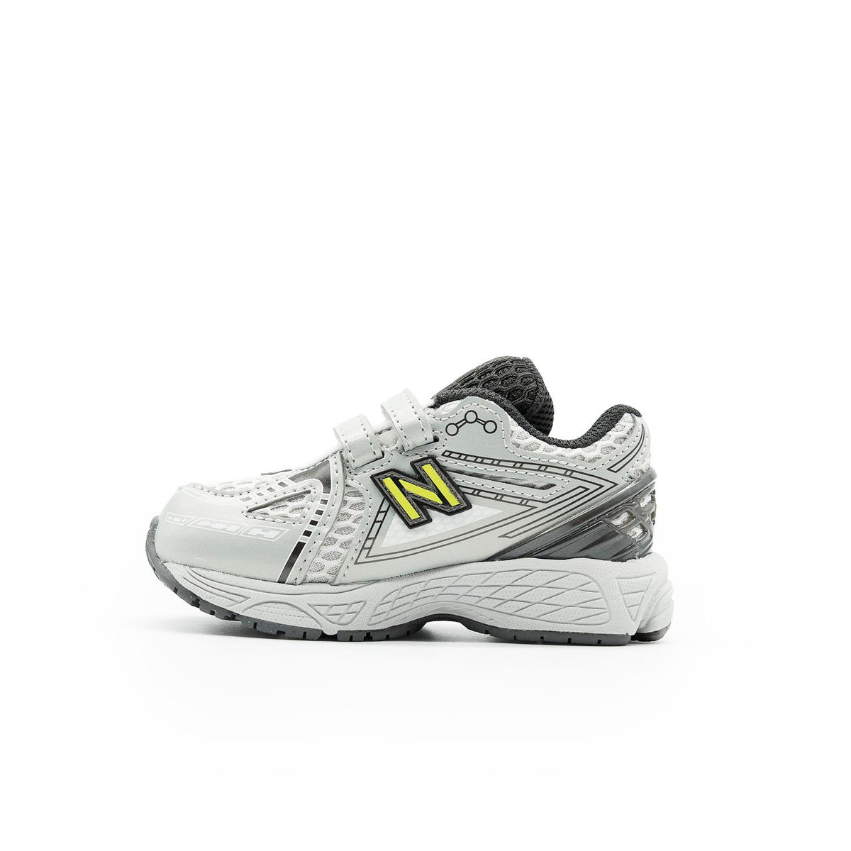 Sneakers New Balance 1906R Bébé argent et vert – vue 2