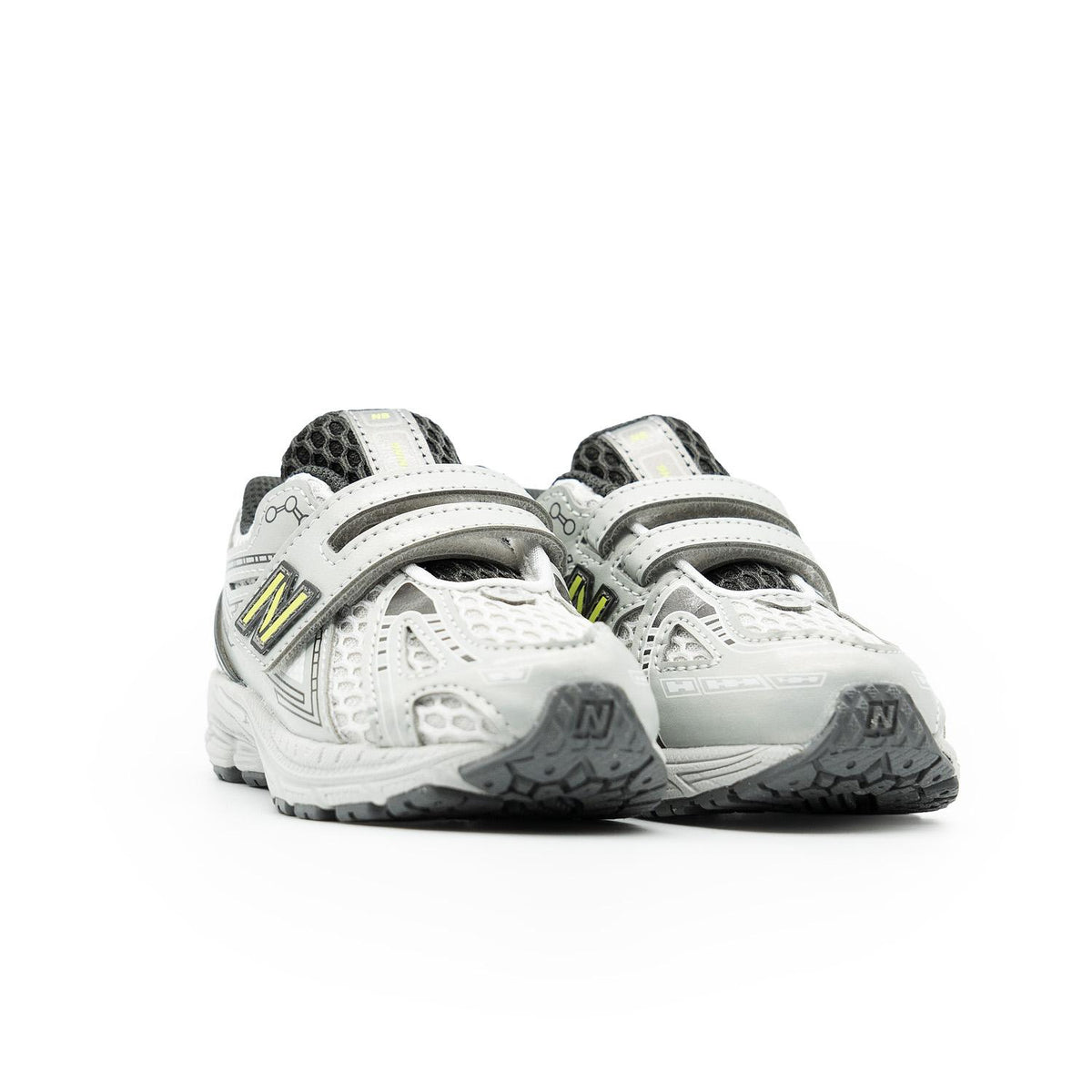 Sneakers New Balance 1906R Bébé argent et vert – vue 3