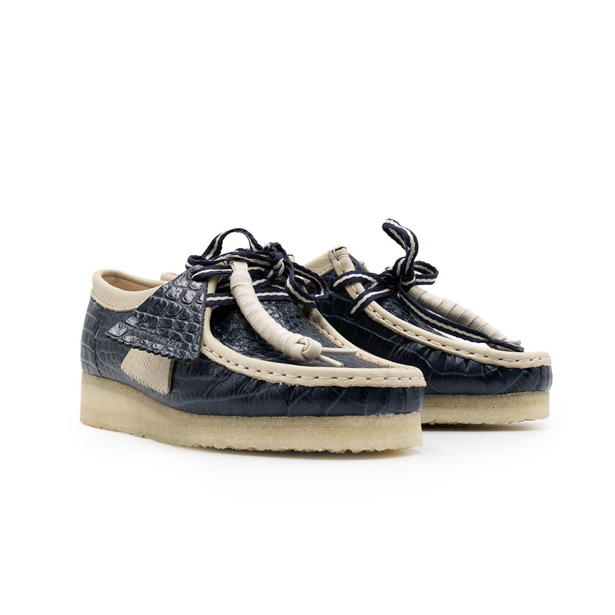 Desert boot Clarks Wallabee Femme bleu – vue 3
