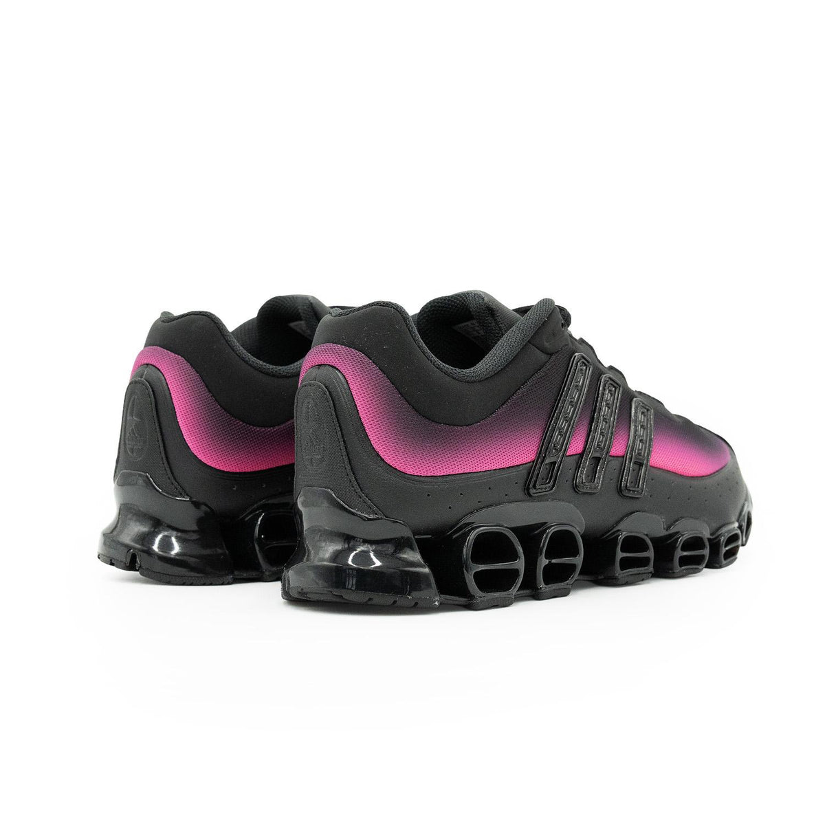 Sneakers Adidas Megaride noir et rose – vue 4