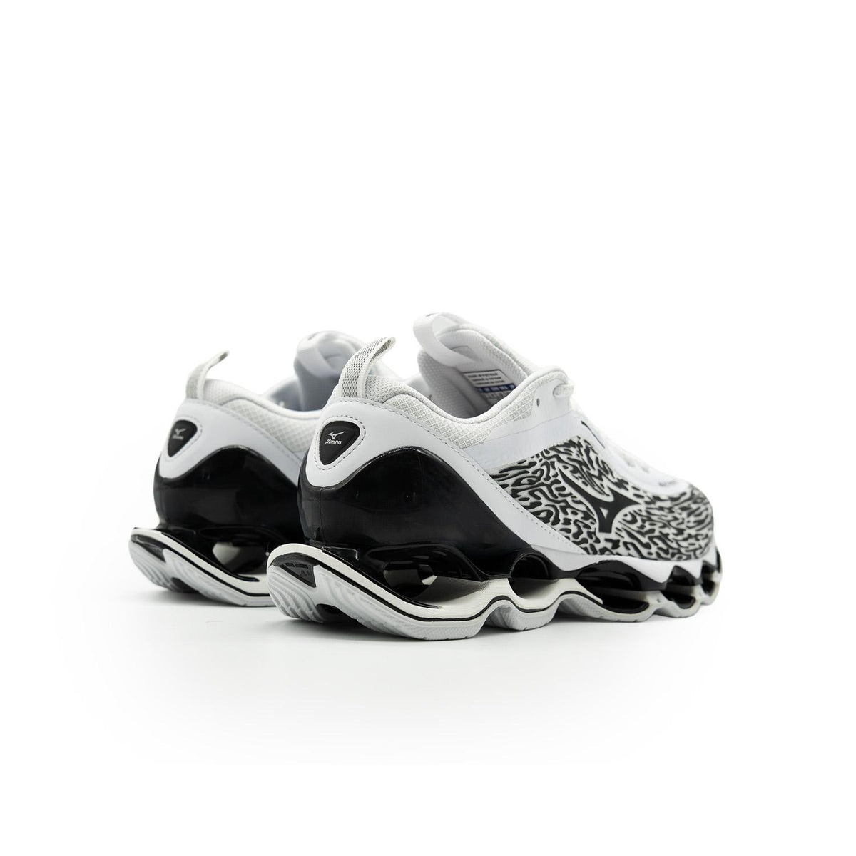 Chaussure de running Mizuno Wave Prophecy 13 noir et blanc – vue 2
