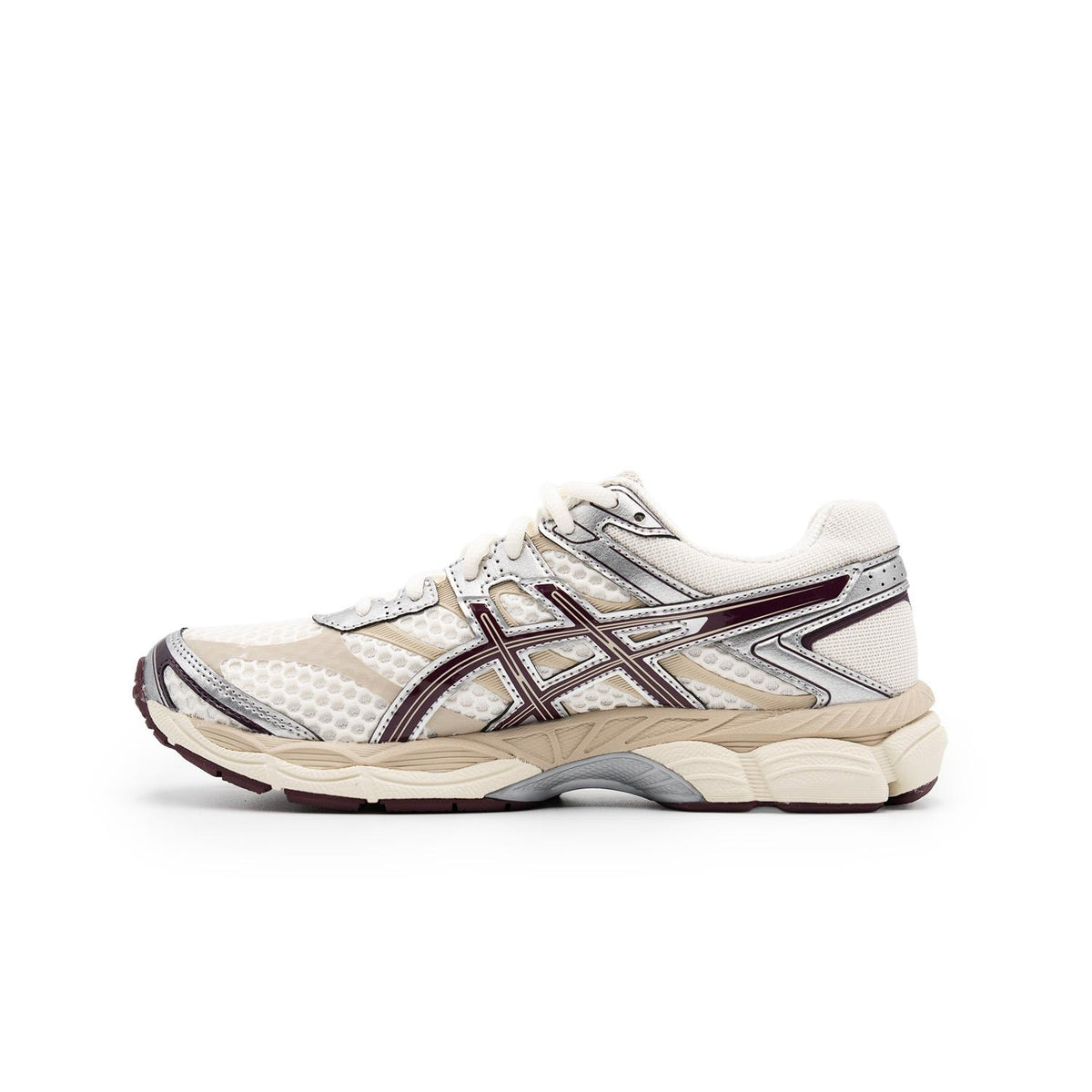 Chaussure de running Asics Gel-Cumulus 16 écru et violet – vue 2