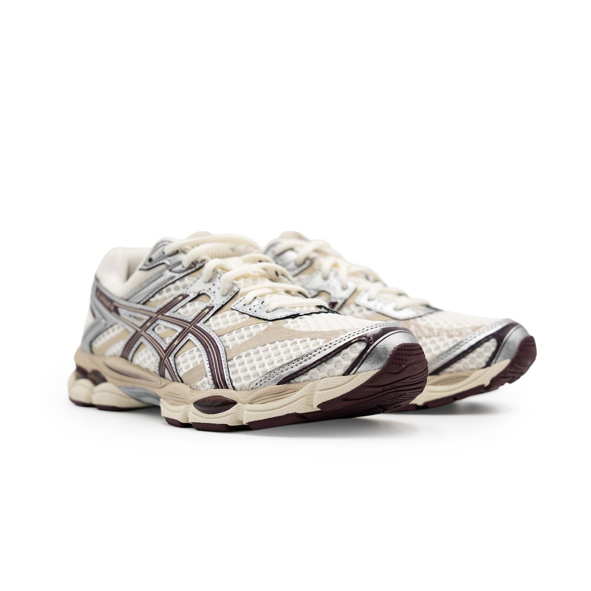 Chaussure de running Asics Gel-Cumulus 16 écru et violet – vue 3