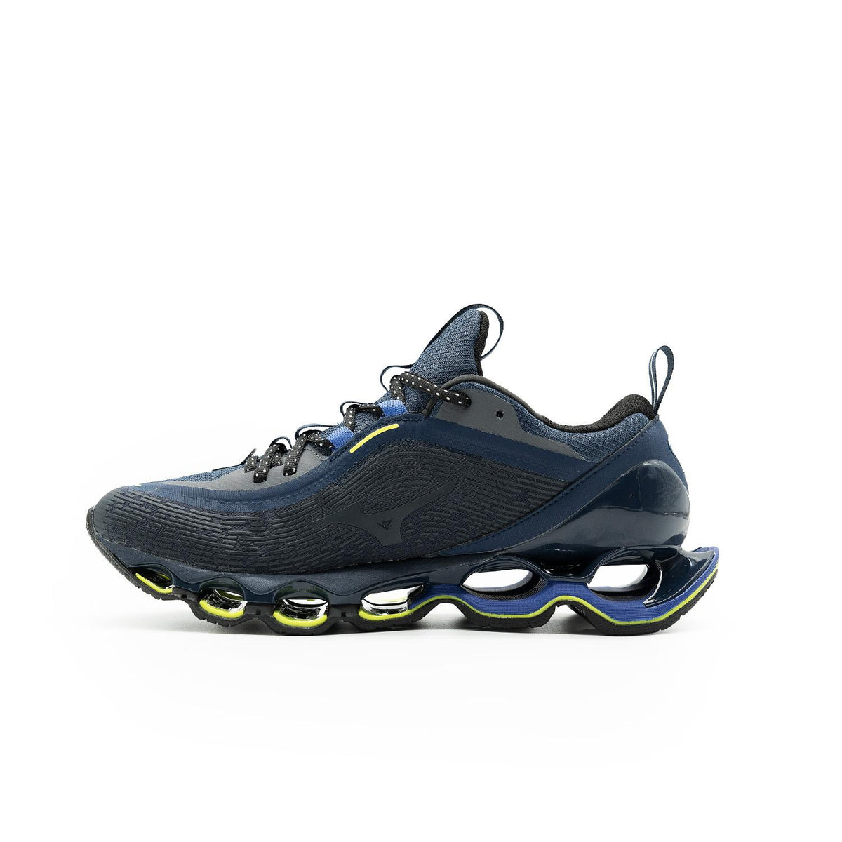 Chaussure de running Mizuno Wave Prophecy 13 violet et argent – vue 2