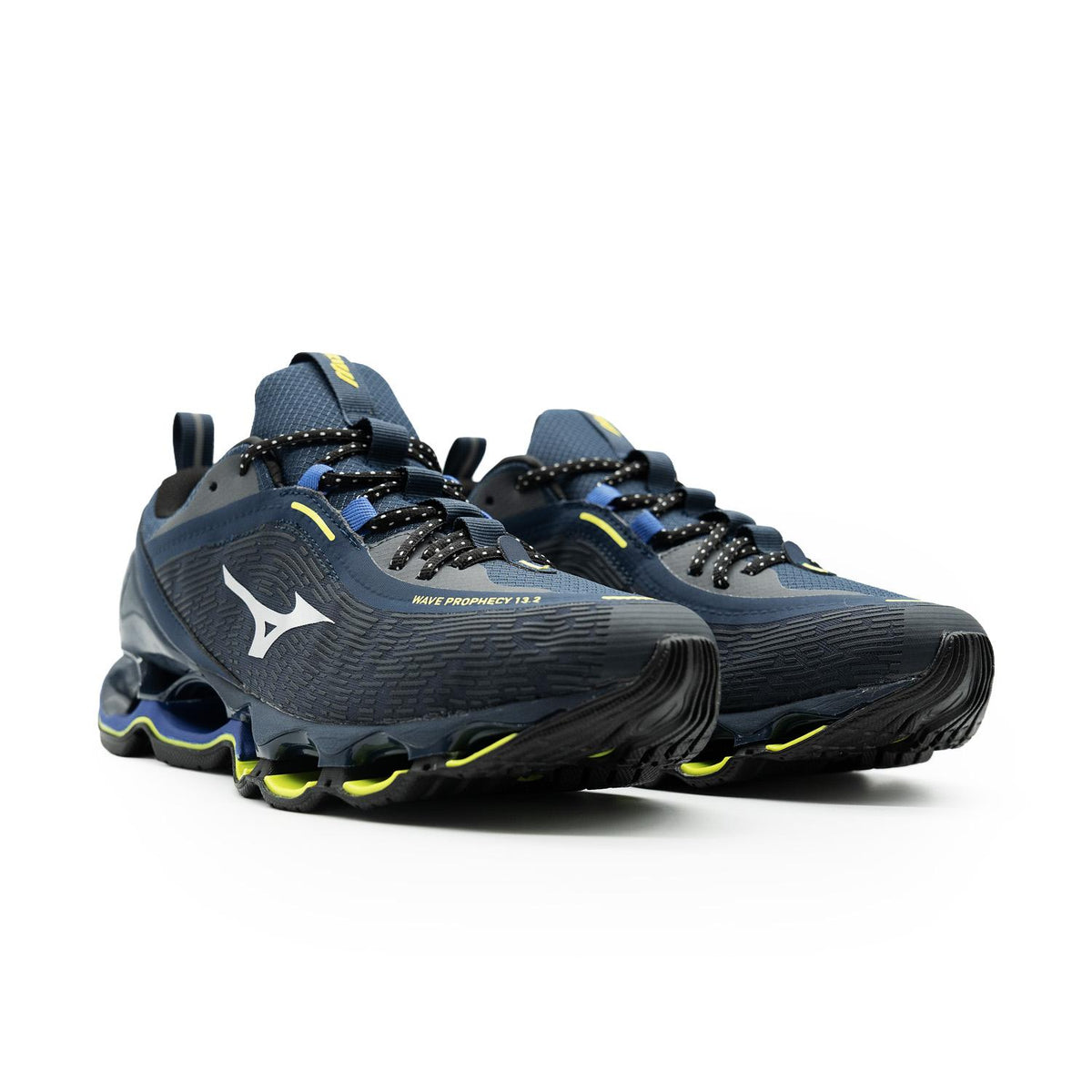 Chaussure de running Mizuno Wave Prophecy 13 violet et argent – vue 3