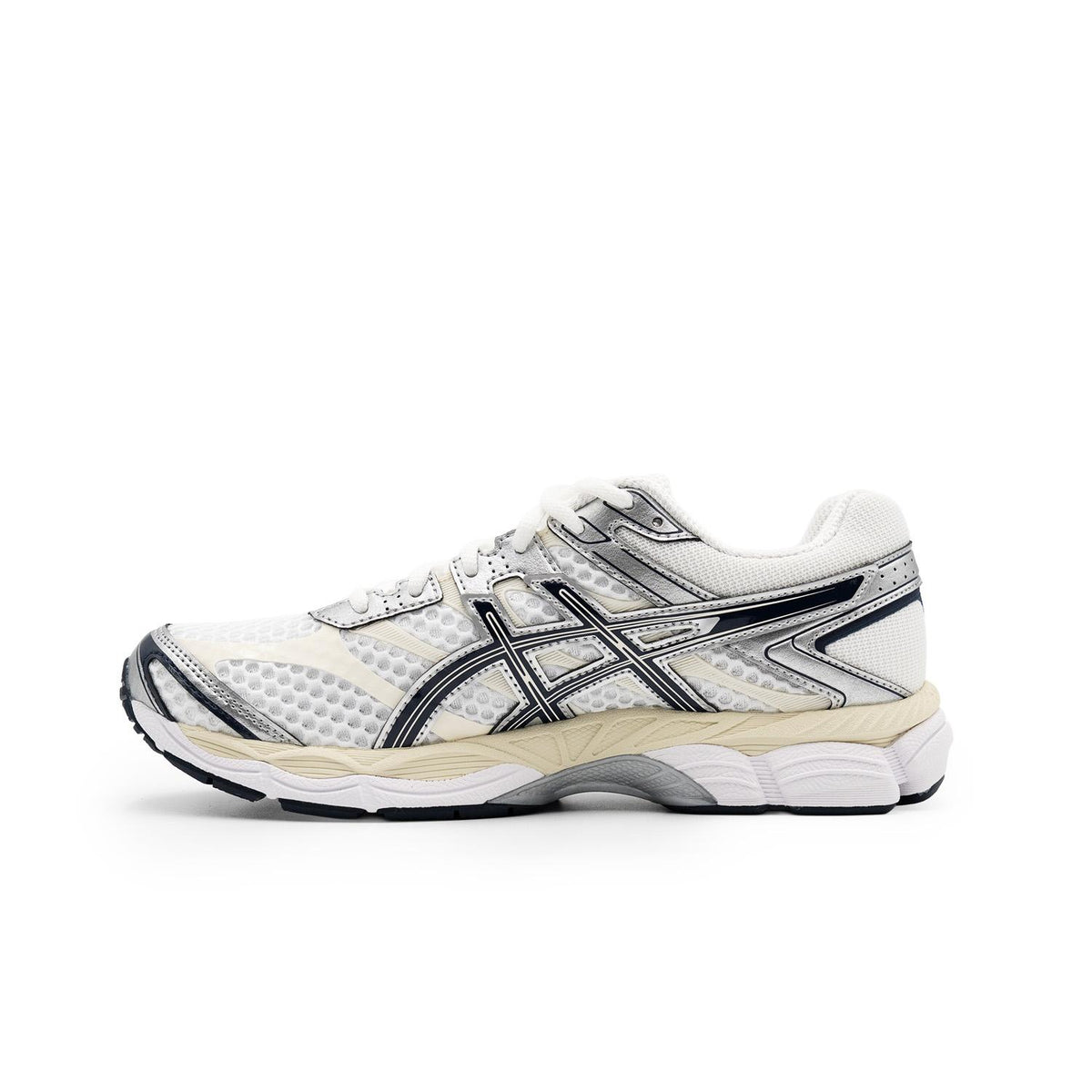 Chaussure de running Asics Gel-Cumulus 16 blanc et bleu – vue 2