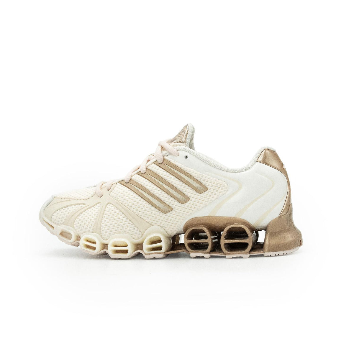 Sneakers Adidas Mega Ghostride Femme écru et orange – vue 2