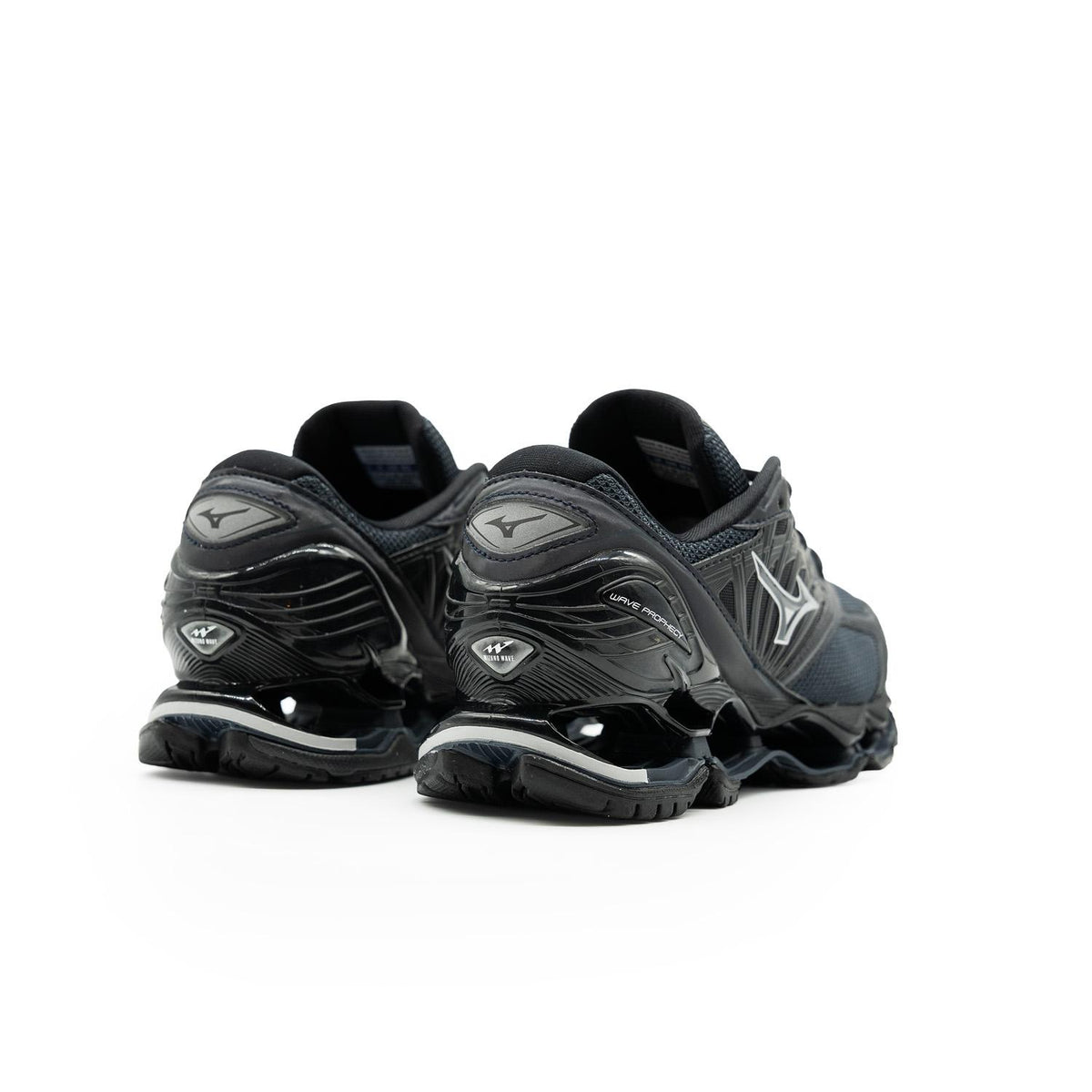Chaussure de running Mizuno Wave Prophecy bleu et noir – vue 4